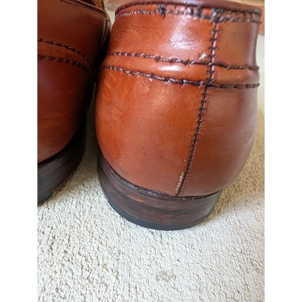 Alden Brown 685 Full Strap Slip On Loafer Leather Dress Shoes Size 11.5 D Mens